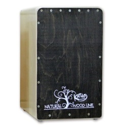 Cajón Flamenco Nat. Wood Line, negro                        