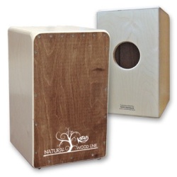 Cajón Flamenco Nat. Wood Line, nogal                         2