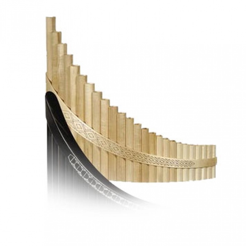 Pan flute  15 tubes ascendent...