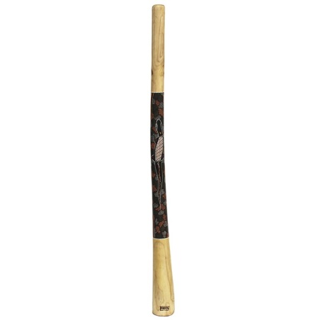 Didgeridoo teak wood painted                                