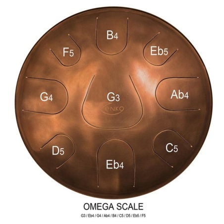 Steel tonguedrum Zenko Omega 9 notes