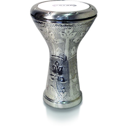 Egyptian Darbuka graven aluminum                            