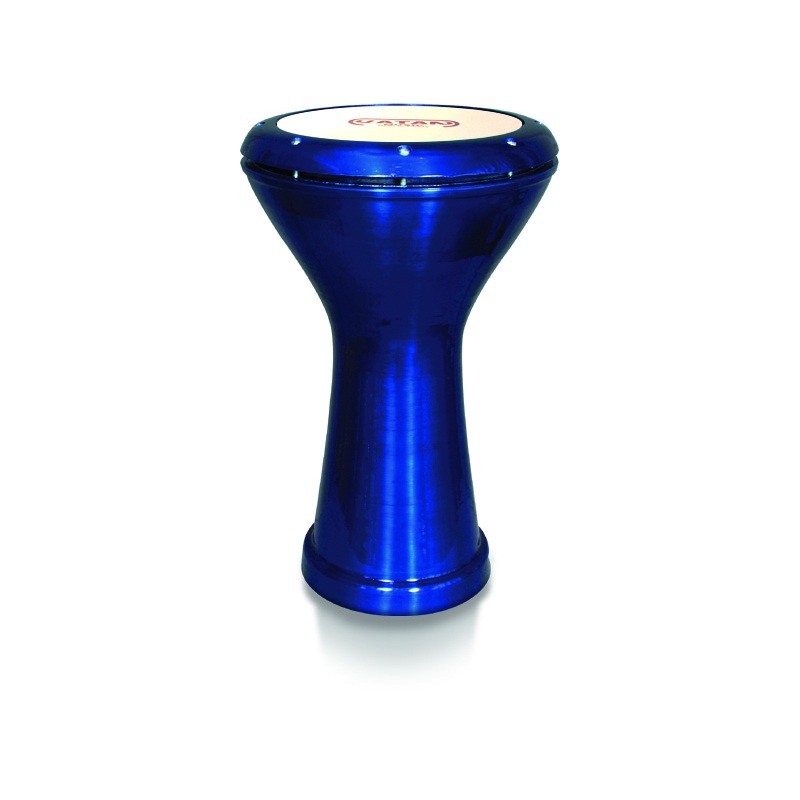 Egyptian Darbuka graven aluminum blue...