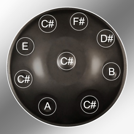 Handpan 9 notes DO Anaziska