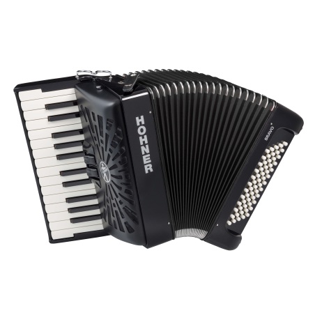 Acordeón Hohner Bravo II 60 negro                           