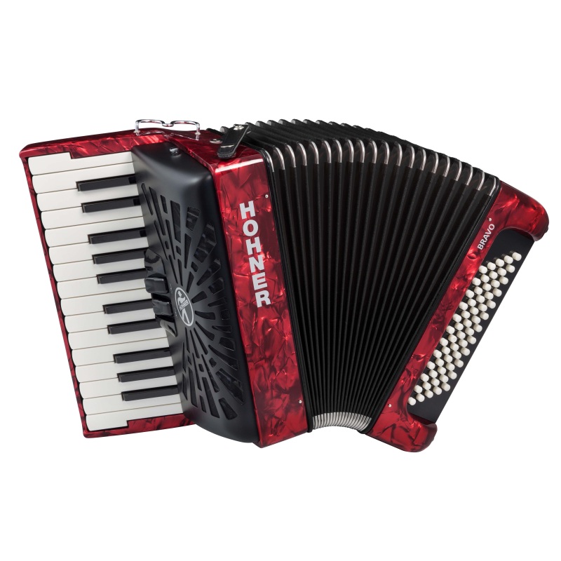 Accordion Hohner Bravo II 60 red...