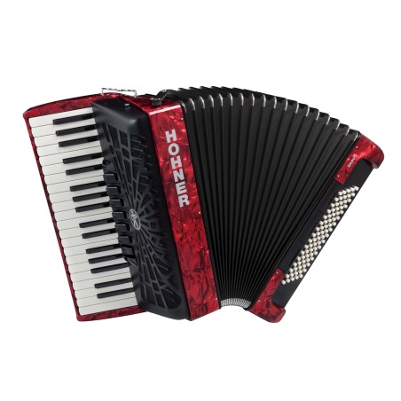 Accordion Hohner Bravo II 80 red                            
