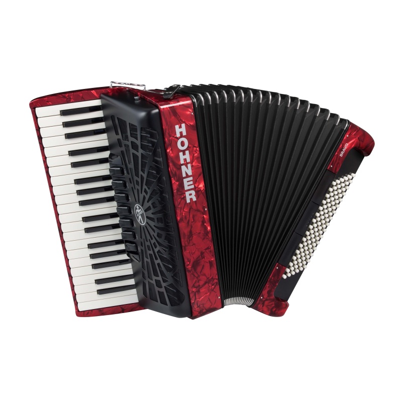 Accordion Hohner Bravo III 96 red...