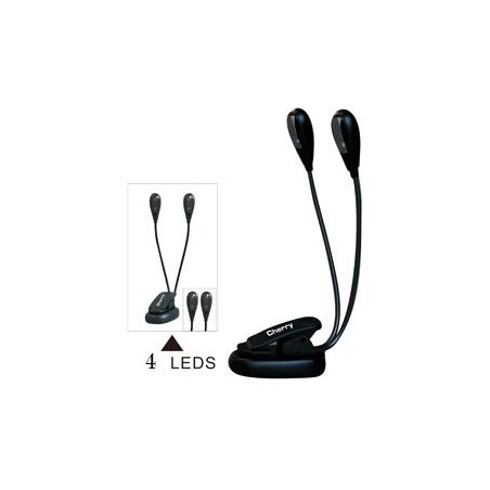 Làmpada de llum doble Amadeus amb pinça                     