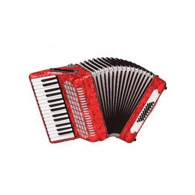 Accordion Estrella 30/32 red...