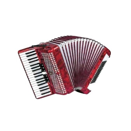 Accordion Estrella 37/80 red                                