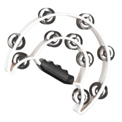 Pandereta mitja lluna blanca