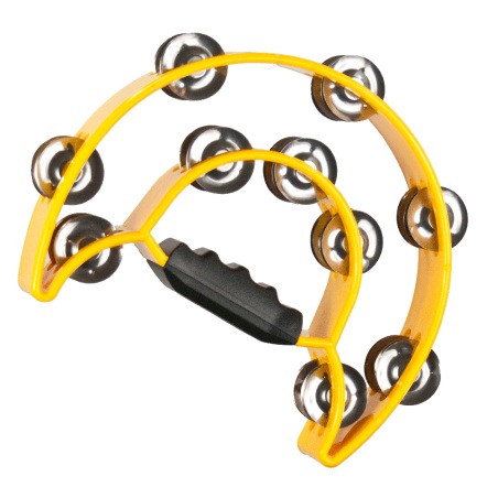 Pandereta mitja lluna groga                                 