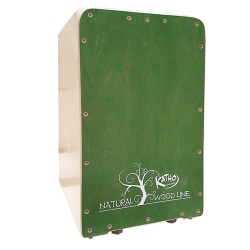 Cajón Flamenco Nat. Wood Line, verde                        