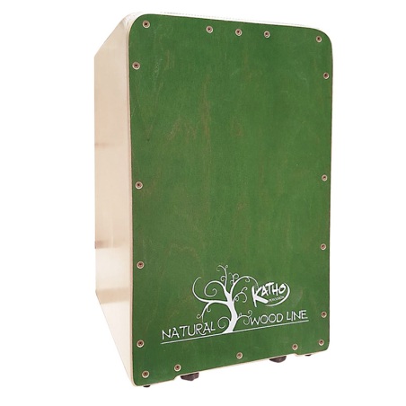 Cajón Flamenco Nat. Wood Line, verde                        