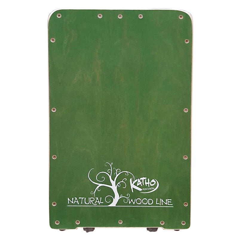 Cajón Flamenco Nat. Wood Line, verde...