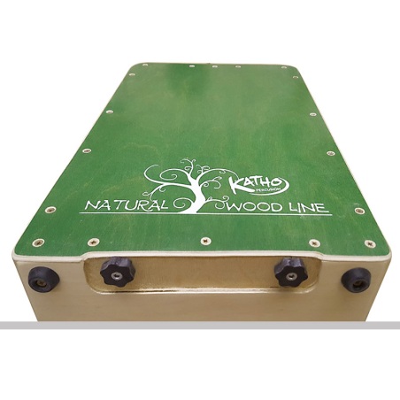 Cajón Flamenco Nat. Wood Line, verde                        