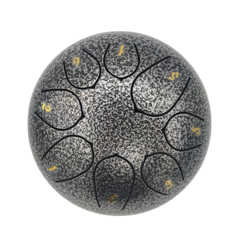 8 tones silver drum 6"                                      