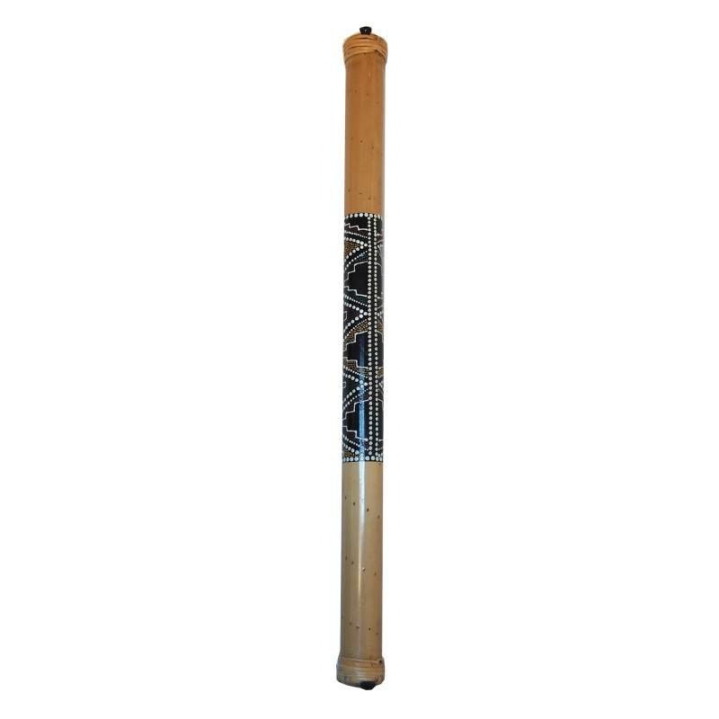 Bamboo painted rainstick 60cm                               