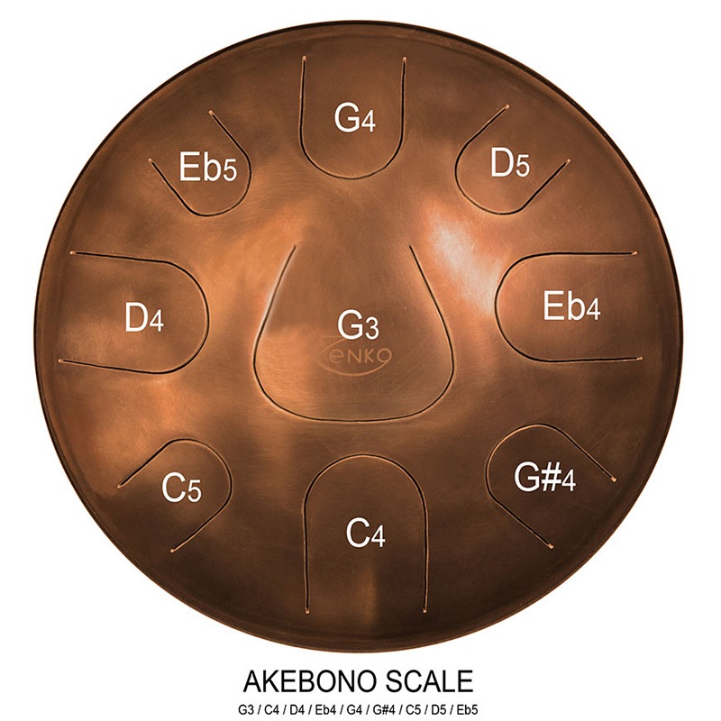 Steeldrum Zenko AKEBONO 9 notas