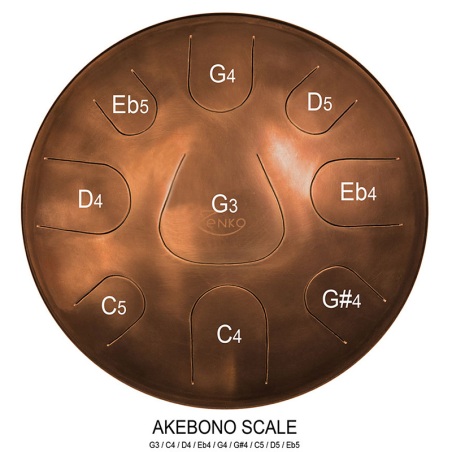 Steeldrum Zenko AKEBONO 9 notas