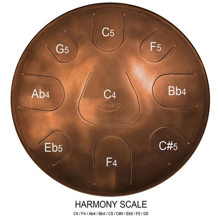 Steel tonguedrum Zenko Harmony 9 notes