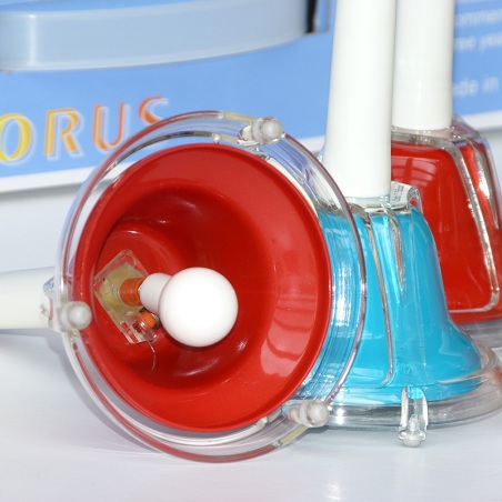 Bi-Functional Colorful Handbells, Set, 8 Notes              