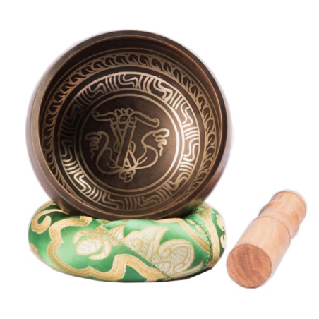 Singing Bowl 8cm Coffee Brown Single Dorje                  