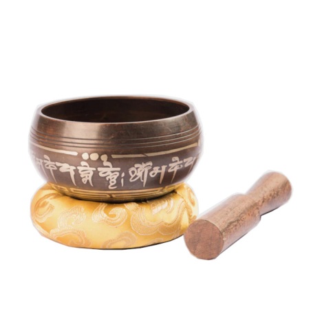 Singing Bowl 10cm Coffee Brown Fish Design Singing Bowl     