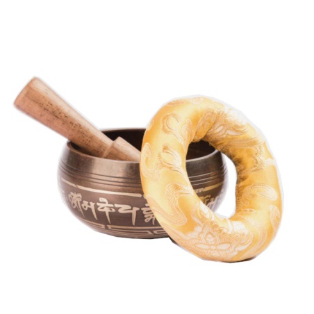 Singing Bowl 10cm Coffee Brown Fish Design Singing Bowl     