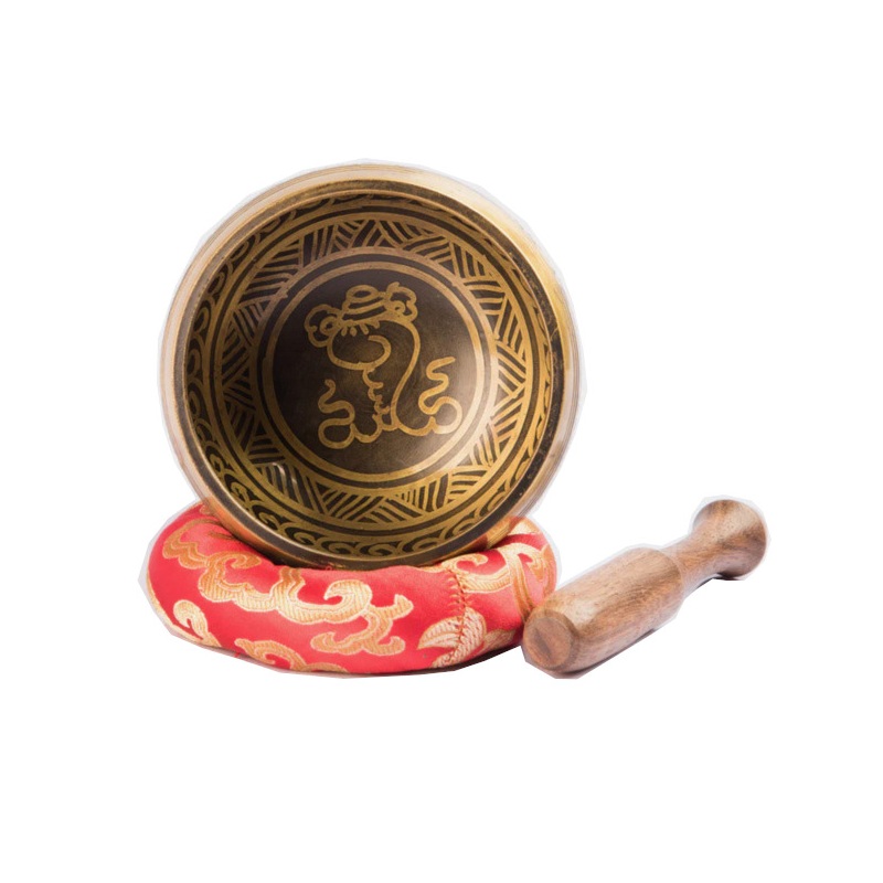 Singing Bowl 12cm Antique Buddha Eye Singing...