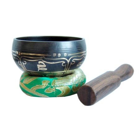 Singing Bowl 10cm cm Coffee Brown Single Dorje Singing Bowl 