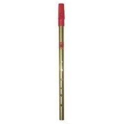 Flauta flageolet bronze mouthpiece red E                    