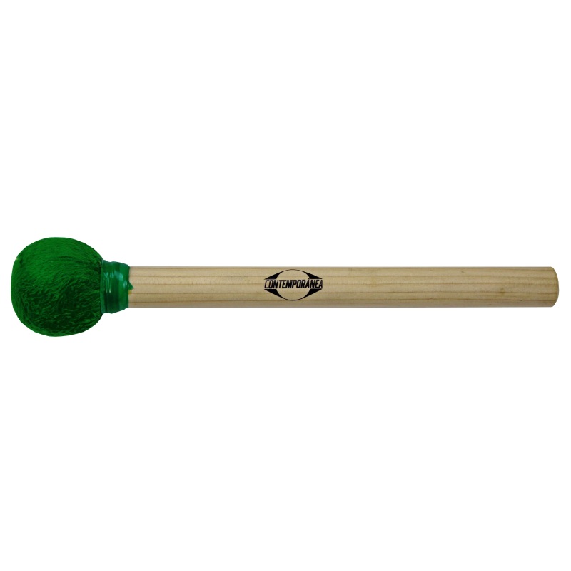 Mailloche de surdo bois 30cm (1°) - Verte...