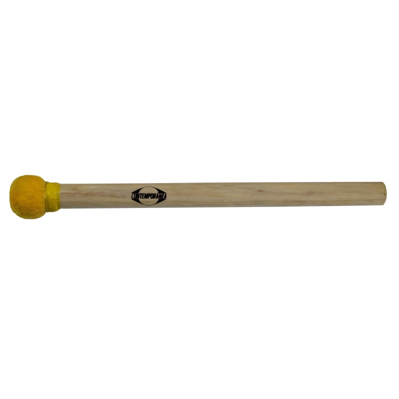 Beatter for surdo wood 35cm yellow
