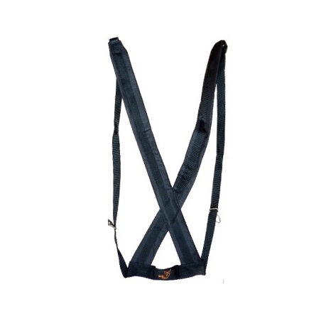 Correa cruzada, ganchos cerrados                            