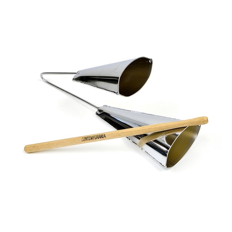 Agogo doble cromado...