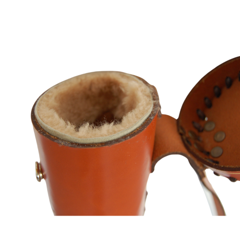 Funda cuero gralla seca/dulce coñac claro...