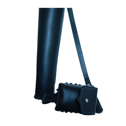 Funda cuero gralla seca/dulce negra...