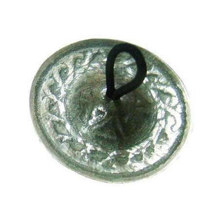 Crótalos grandes, grabados. De 5,4cm..                      