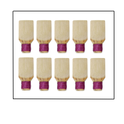 Pack 10 cañas pala granate                                  