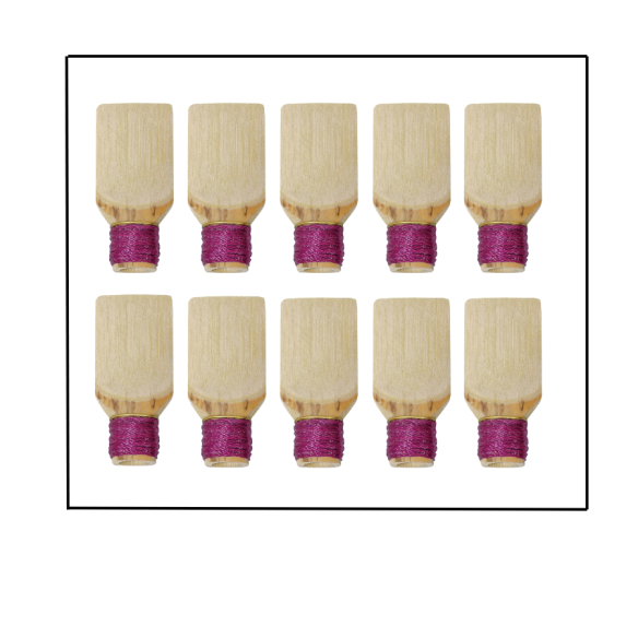 Pack of 10 reeds garnet                                     