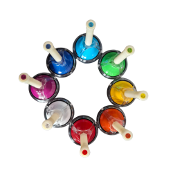 Bi-Functional Colorful Handbells, Set, 8 Notes              