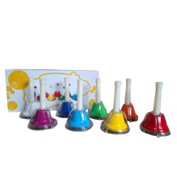 Bi-Functional Colorful Handbells, Set, 8 Notes               2