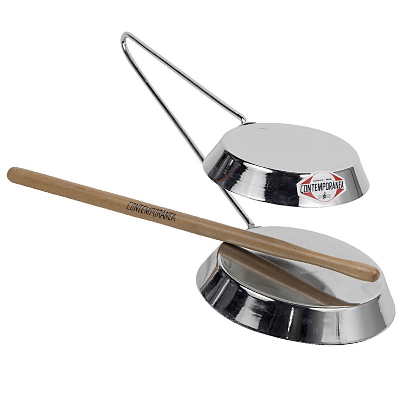 Frigideira doble cromada 13,5x34cm...