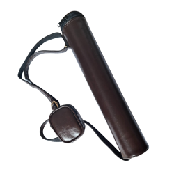 Funda imitació pell gralla fosc                             