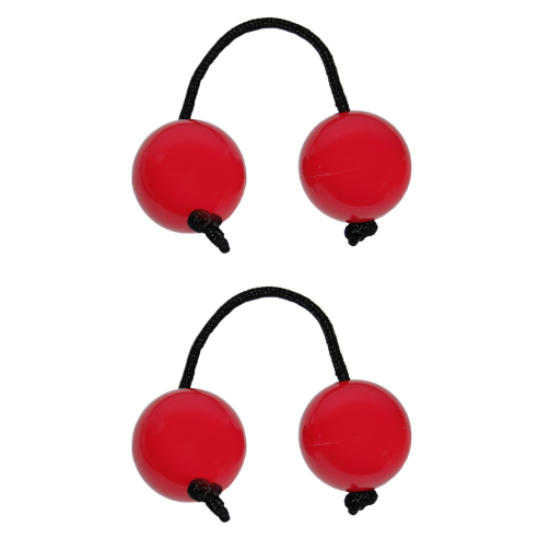 Asalato. Cas-Cas de plástico rojo...