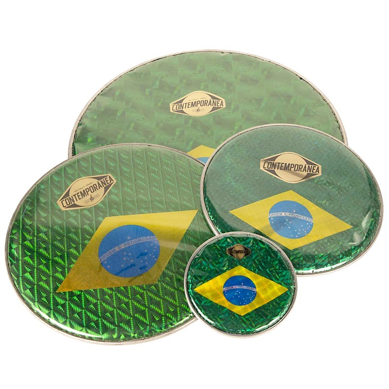 Membrana 12" bandera Brasil Contemporanea                   