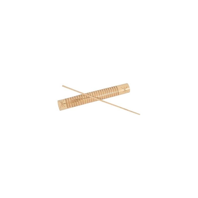 Reco-reco de bambú de 29 cm.                                