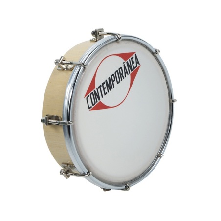 Tamborim 6" de madera -8 tensores                           